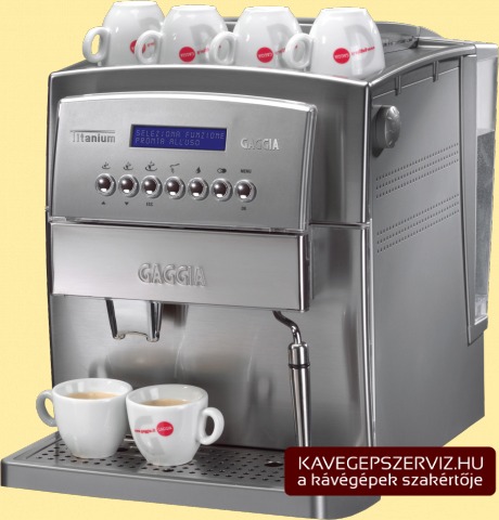 Gaggia Titanium kávéfőző gép