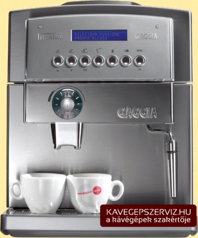Gaggia Titanium Plus kávéfőző gép